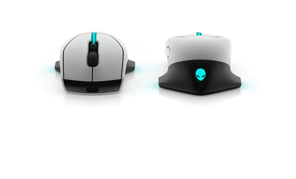 Alienware AW610M Optical Wired/Wireless Gaming Mouse (Lunar Light)