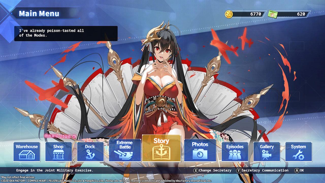 Nintendo Switch Azur Lane Crosswave Commanders Calendar Edition