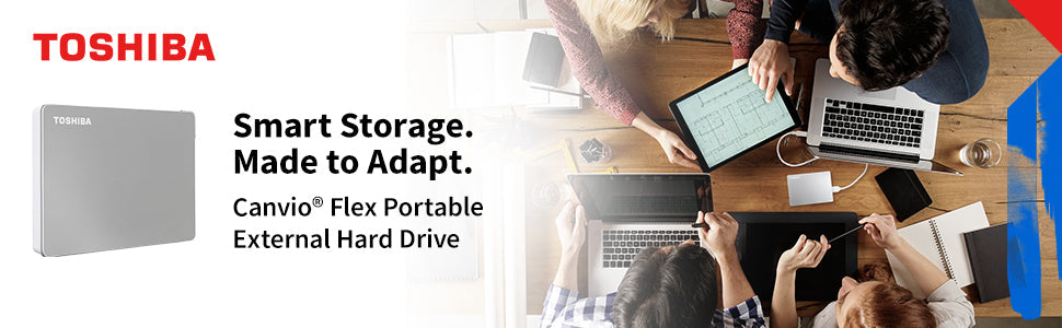Toshiba Canvio Flex 2TB 2.5" USB 3.2 Portable External Hard Drive 