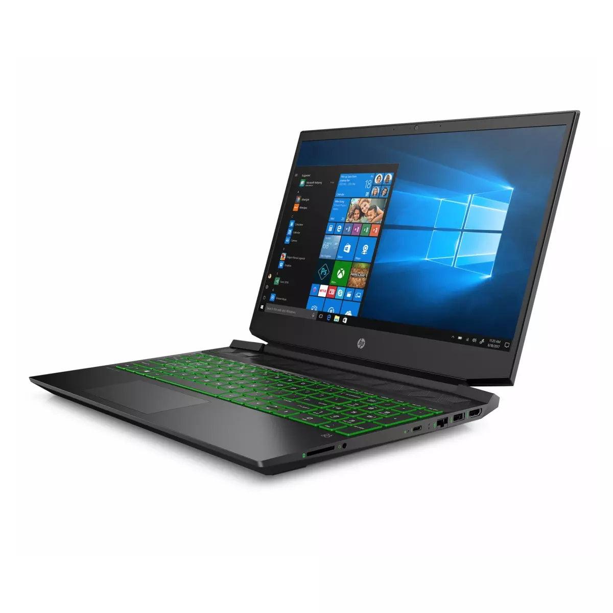 HP PAVILION 15-EC2087AX GAMING LAPTOP (ACID GREEN) | 15.6" FHD | RYZEN 5 5600H | 8GB DDR4 | 512 SSD | RTX 3050 | WIN10 + HP VALUE BACKPACK - DataBlitz