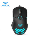 Aula Wind F809 Wired Gaming Mouse With Marco Programmable 4 Speed Dpi Multiple Backlight Modes Seven-Color Breath - DataBlitz