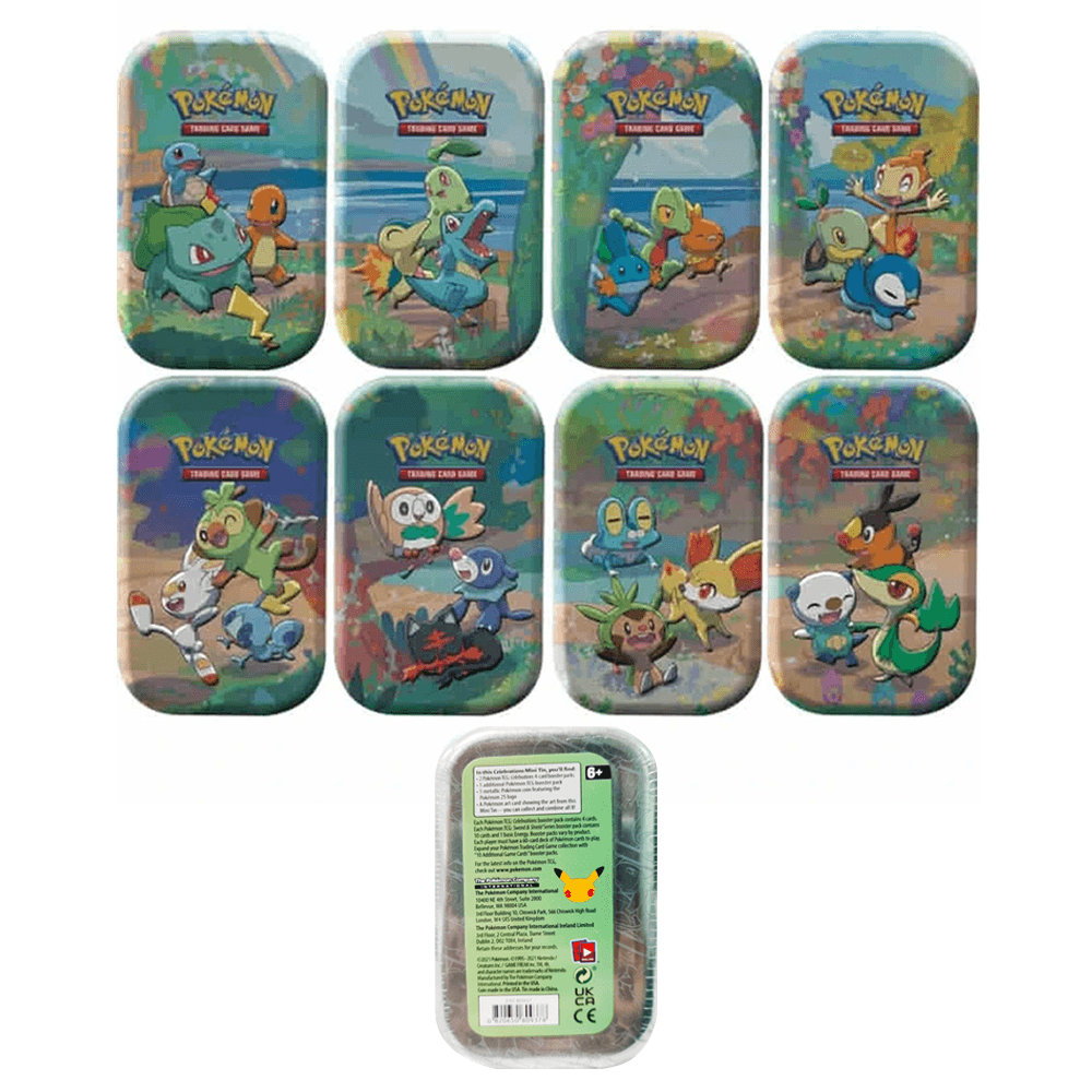 POKEMON TRADING CARD GAME 25TH ANNIVERSARY CELEBRATIONS MINI TIN (210-80937) - DataBlitz