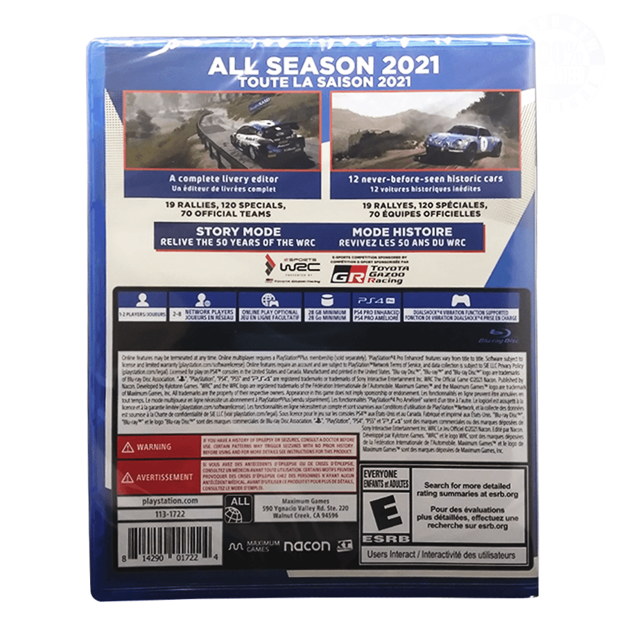 PS4 WRC 10 THE OFFICIAL GAME ALL (US) (ENG/FR) - DataBlitz