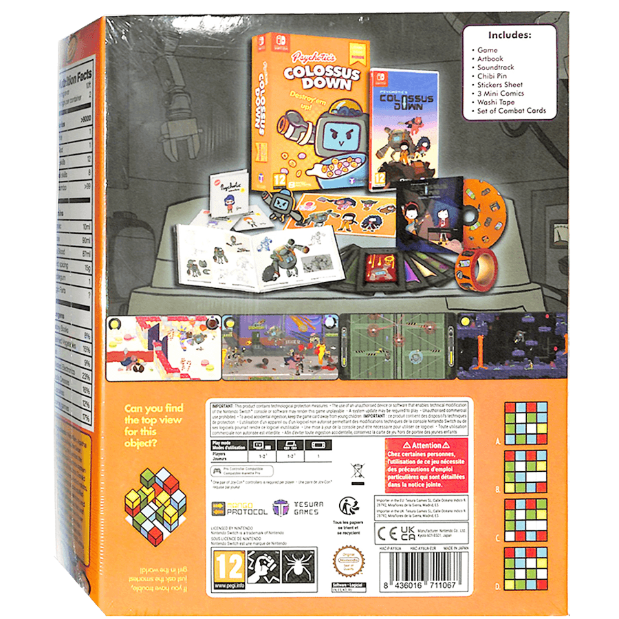 Nintendo Switch Psychotics Colossus Down Destroy Em Up Edition