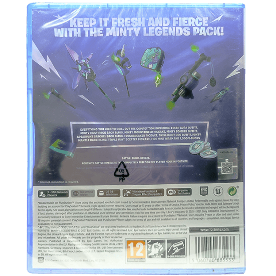 PS5 Fortnite Minty Legends Pack (Download Code Only) (EU)