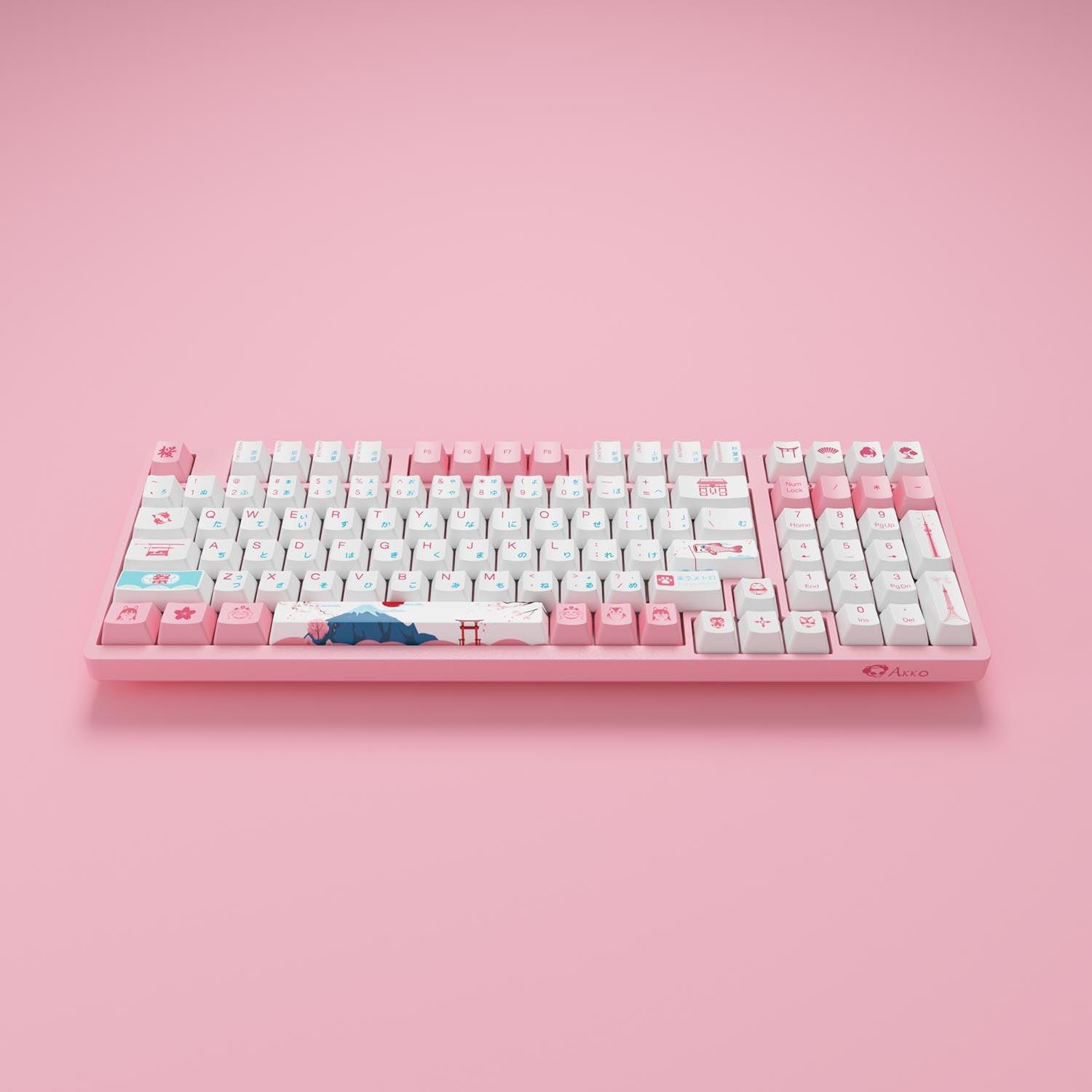 AKKO WORLD TOUR TOKYO R2 3098B MECHANICAL KEYBOARD (AKKO SWITCH JELLY PINK) - DataBlitz