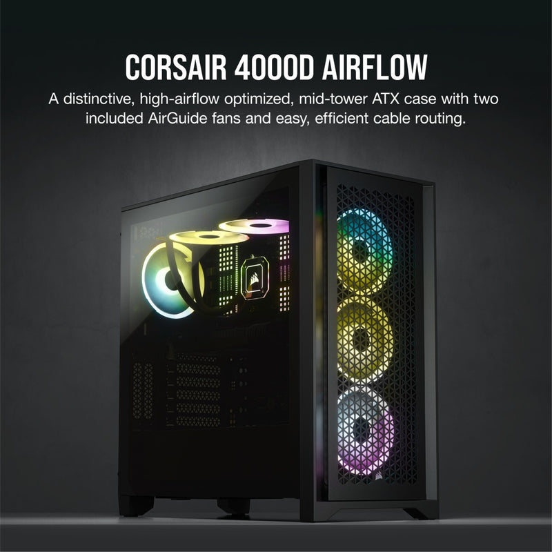 CORSAIR 4000D AIRFLOW Mid-Tower ATX PC Case - Black /MISSING