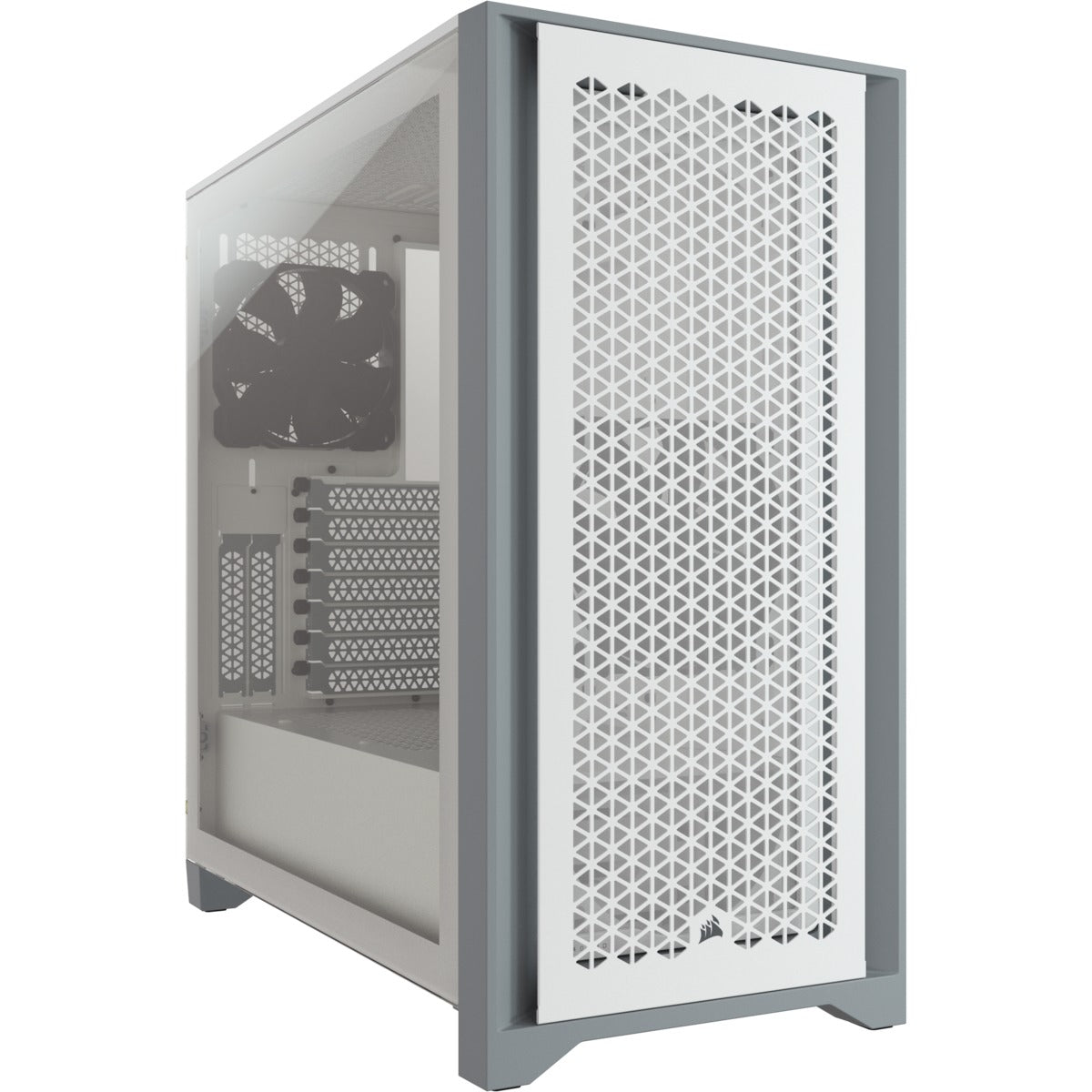 Corsair 4000D Airflow Tempered Glass Mid-Tower ATX Case (White)