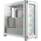 Corsair iCUE 4000X RGB Tempered Glass Mid-Tower ATX Case (White) - DataBlitz