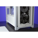 Corsair iCUE 4000X RGB Tempered Glass Mid-Tower ATX Case (White) - DataBlitz