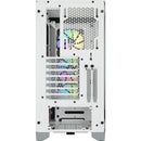 Corsair iCUE 4000X RGB Tempered Glass Mid-Tower ATX Case (White) - DataBlitz