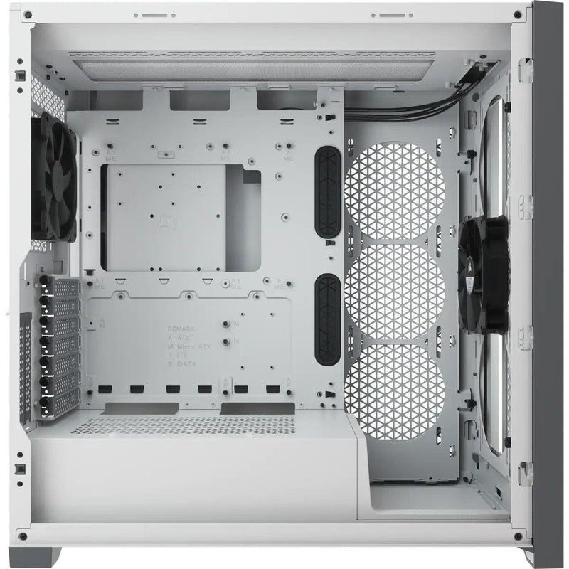 Corsair 5000D Airflow Tempered Glass Mid-Tower ATX PC Case (White ...