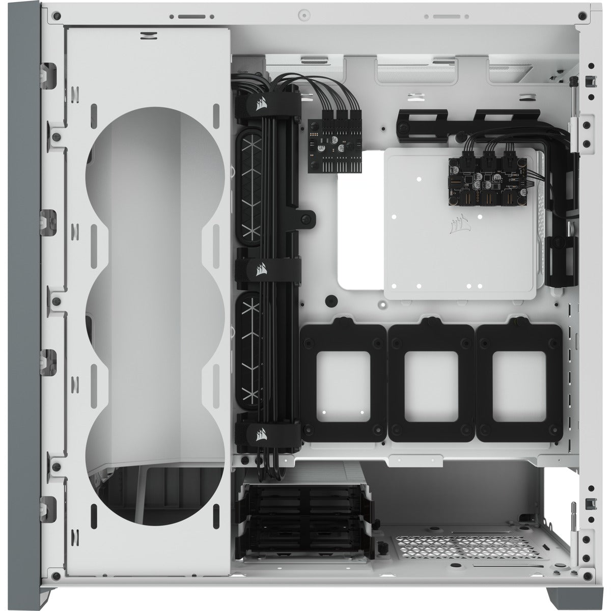 Corsair iCue 5000X RGB Tempered Glass Mid-Tower ATX PC Smart Case