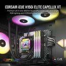 Corsair iCue H150i Elite Capellix XT Extreme Performance 360MM RGB Liquid CPU Cooler (Black) - DataBlitz