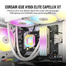 Corsair iCue H150i Elite Capellix XT Extreme Performance 360MM RGB Liquid CPU Cooler (White) - DataBlitz