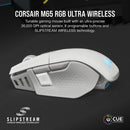 CORSAIR M65 RGB Ultra Wireless Tunable FPS Gaming Mouse (White) (CH-9319511-AP2) - DataBlitz