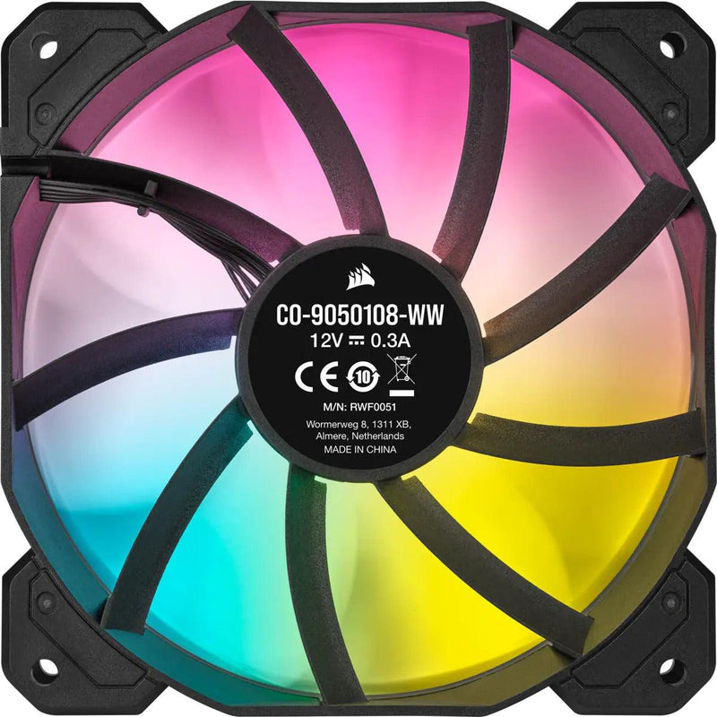 Corsair SP120 RGB Elite Performance 120mm PWM Fan (Single Pack) - DataBlitz