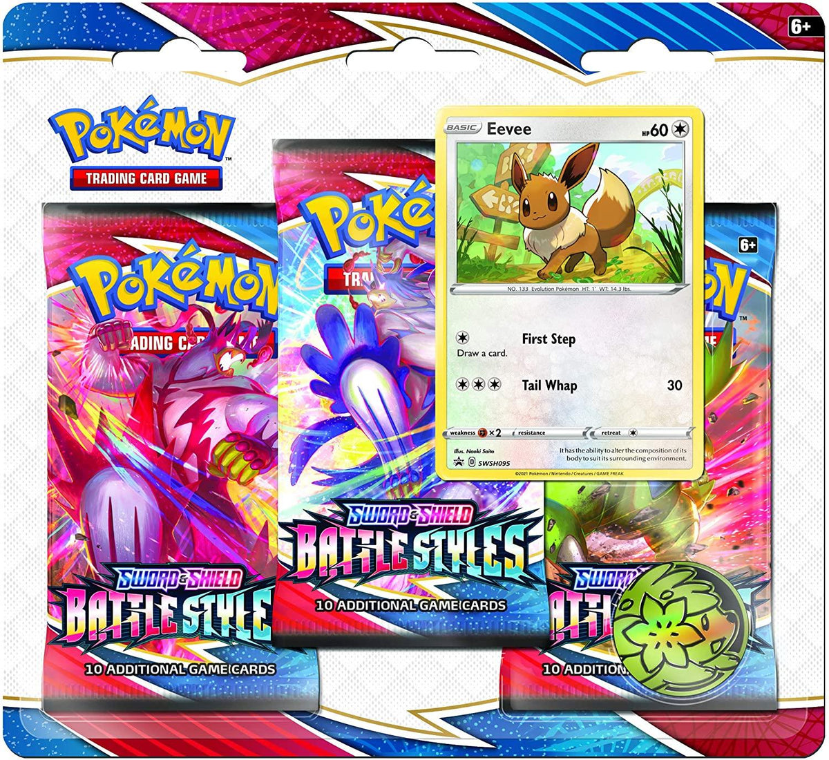 POKEMON TRADING CARD GAME SS5 SWORD & SHIELD BATTLE STYLES 3 BLISTERS (176-80822) - DataBlitz