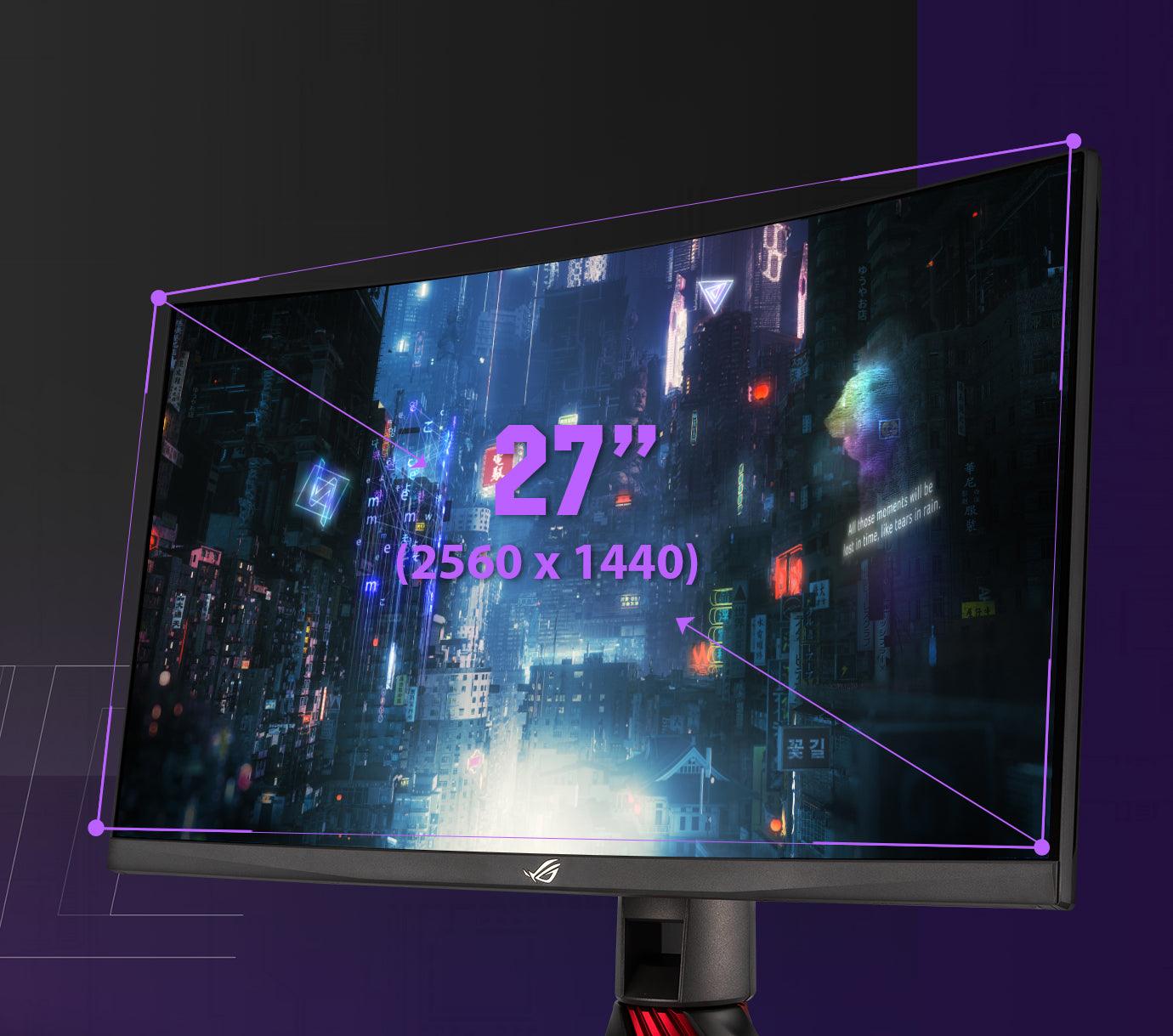 ASUS ROG STRIX XG27WQ 27" CURVED GAMING MONITOR - DataBlitz