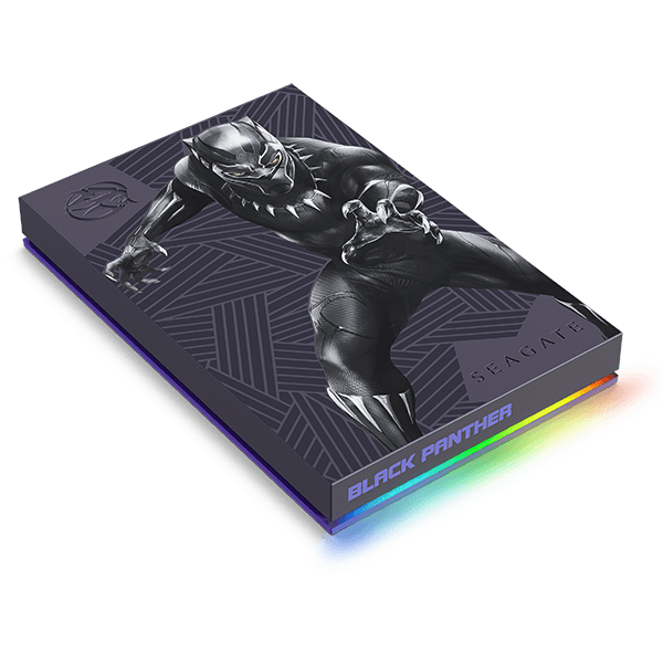 Seagate Firecuda Black Panther SE 2TB RGB External Gaming Hard Drive Compatible With PS5/PC/MAC/XBOX S/X (STLX2000401) - DataBlitz