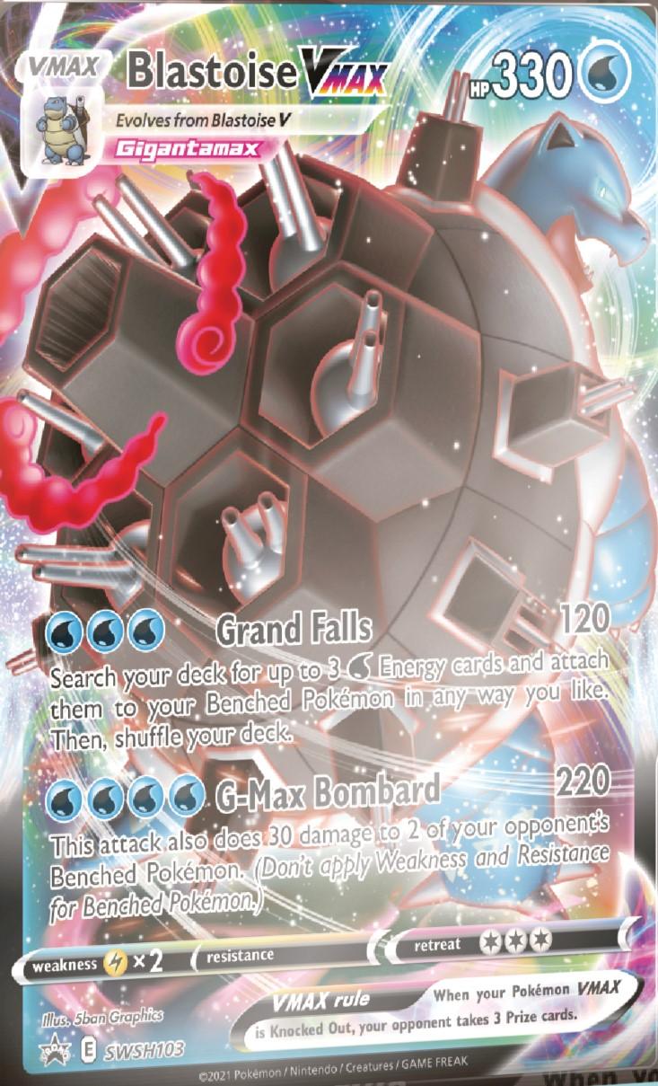 POKEMON TRADING CARD GAME BLASTOISE VMAX BATTLE BOX - DataBlitz