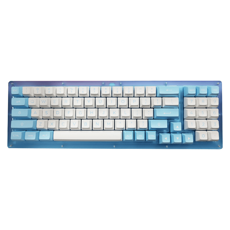 AKKO ACR98 MINI RGB HOT-SWAPPABLE ACRYLIC MECHANICAL KEYBOARD DOLL OF THE PRINCESS (JELLY BLUE SWITCH) - DataBlitz