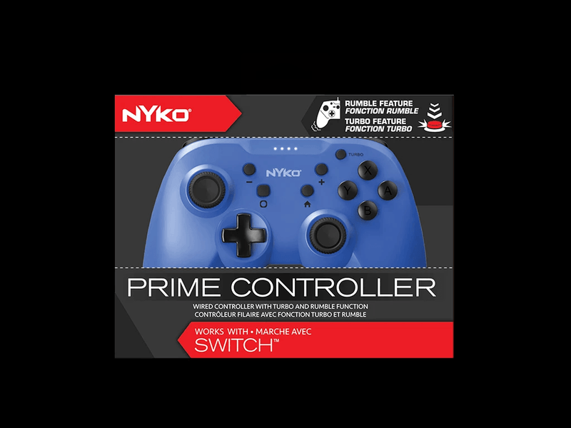 NYKO NSW WIRED PRIME CONTROLLER FOR N-SWITCH (BLUE) - DataBlitz