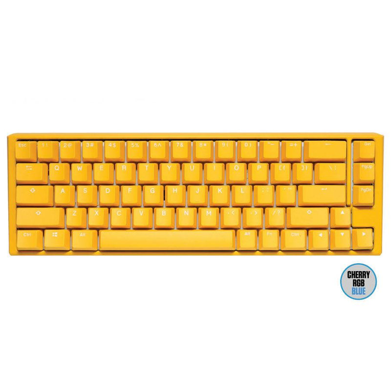 DUCKY ONE 3 YELLOW SF HOTSWAP RGB DOUBLE SHOT PBT MECHANICAL KEYBOARD (CHERRY RGB BLUE) (DKON2167ST-CUSPDYDYYYC1) - DataBlitz