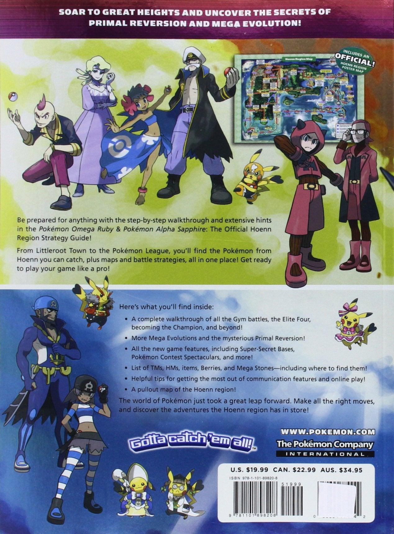 POKEMON OMEGA RUBY & ALPHA SAPPHIRE THE OFFICIAL HOENN REGION STRATEGY GUIDE - DataBlitz