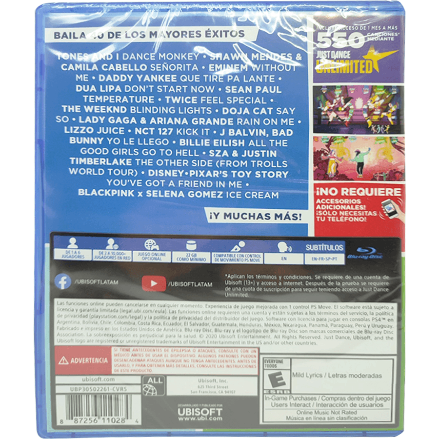 PS4 JUST DANCE 2021 ALL (US) (SP COVER) - DataBlitz