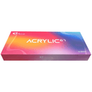 AKKO ACR67 RGB MECHANICAL KEYBOARD ACRYLIC DIY KIT WITH PCB AND COILED CABLE RGB BACKLIT 67-KEY (PINK) - DataBlitz