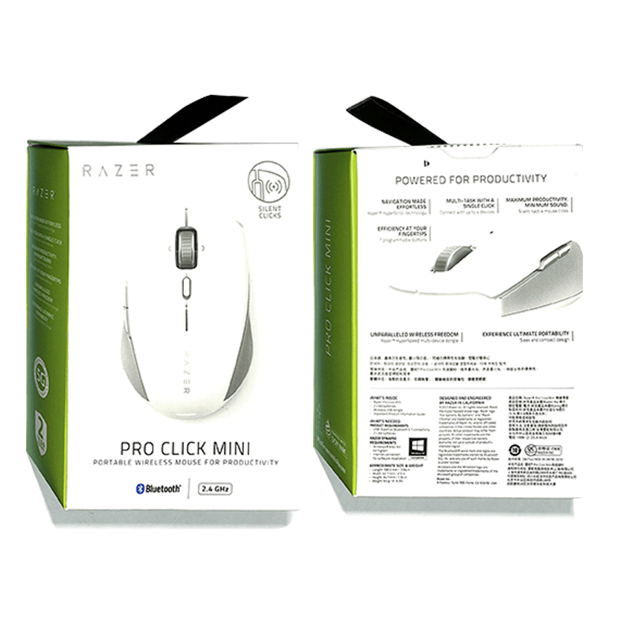 RAZER PRO CLICK MINI PORTABLE WIRELESS MOUSE FOR PRODUCTIVITY - DataBlitz