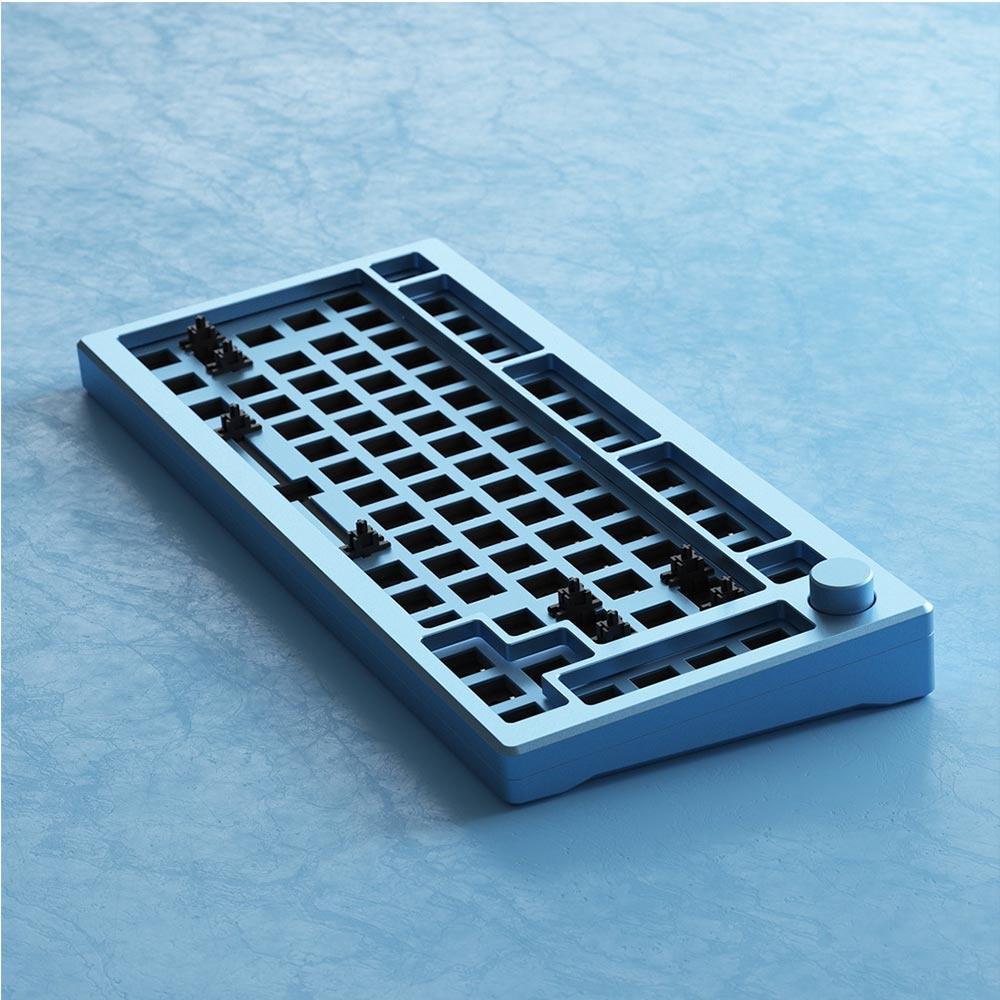 AKKO MOD007 V2 RGB HOT-SWAPPABLE MECHANICAL KEYBOARD DIY KIT WITH GASKET MOUNT STRUCTURE (SKY BLUE) - DataBlitz