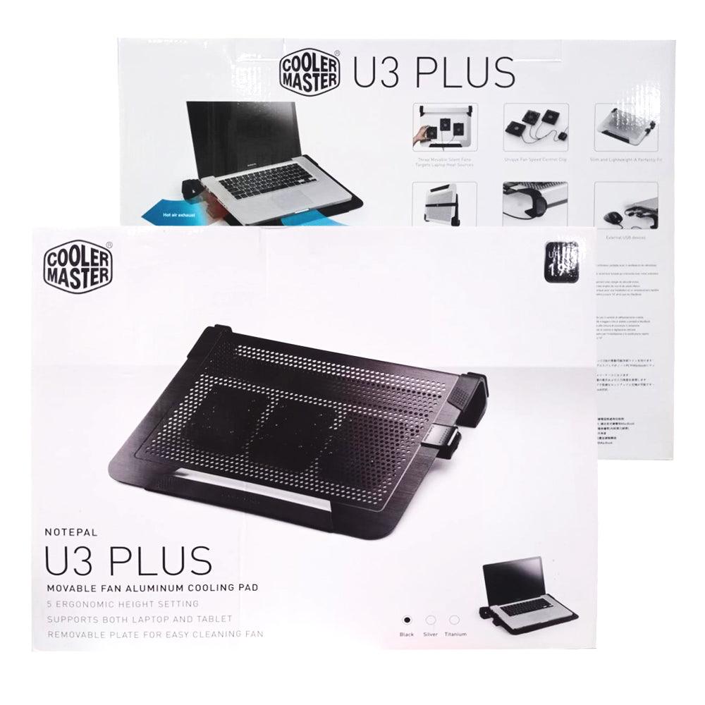 COOLER MASTER NOTEPAL U3 PLUS LAPTOP COOLING PAD - DataBlitz