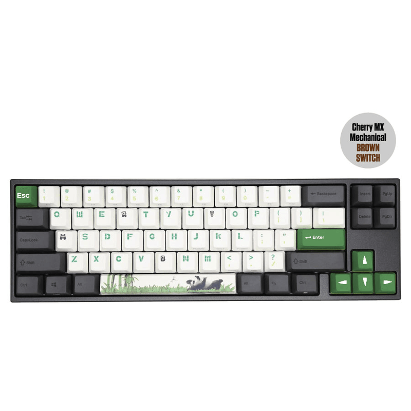 DUCKY MIYA PRO PANDA V2 MECHANICAL KEYBOARD (CHERRY MX BROWN) (A17A029A2A2A01A026) - DataBlitz