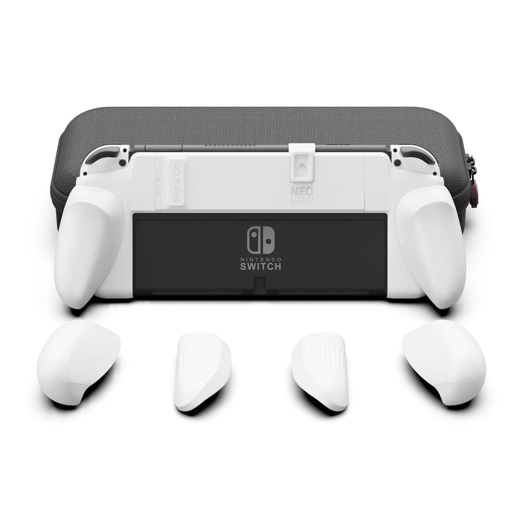 NSW SKULL & CO. Neogrip Maxcarry Case Bundle For N-Switch / N-Switch Oled Model (White) (NSNGSET-WT1) - DataBlitz
