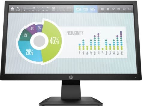 HP P204V 19.5" PRO DISPLAY MONITOR (BLACK) - DataBlitz