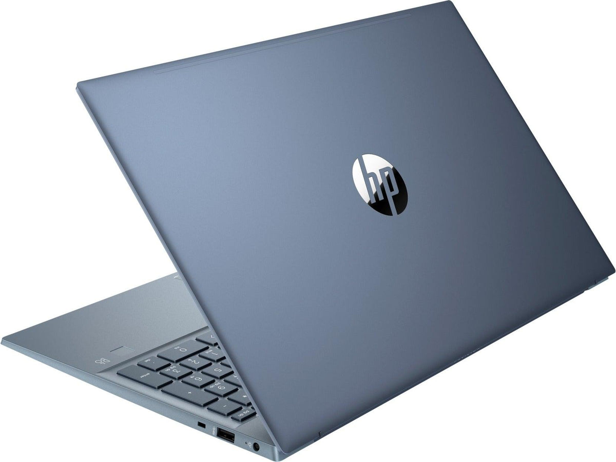HP Pavilion 15-EH2042AU Laptop (Fog Blue) | 15.6” FHD | Ryzen 5 5625U | 16GB DDR4 | 1TB M.2 SSD | AMD Radeon Graphics | Windows 11 Home | MS Office Home & Student 2021 | HP Prelude 15.6- Inch Topload Bag - DataBlitz