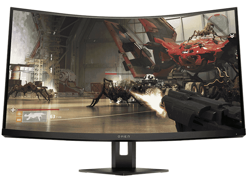 HP OMEN 27C 35D73AA QHD CURVED 27" GAMING MONITOR (BLACK) - DataBlitz