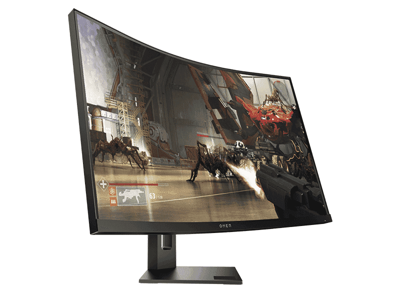 HP OMEN 27C 35D73AA QHD CURVED 27" GAMING MONITOR (BLACK) - DataBlitz