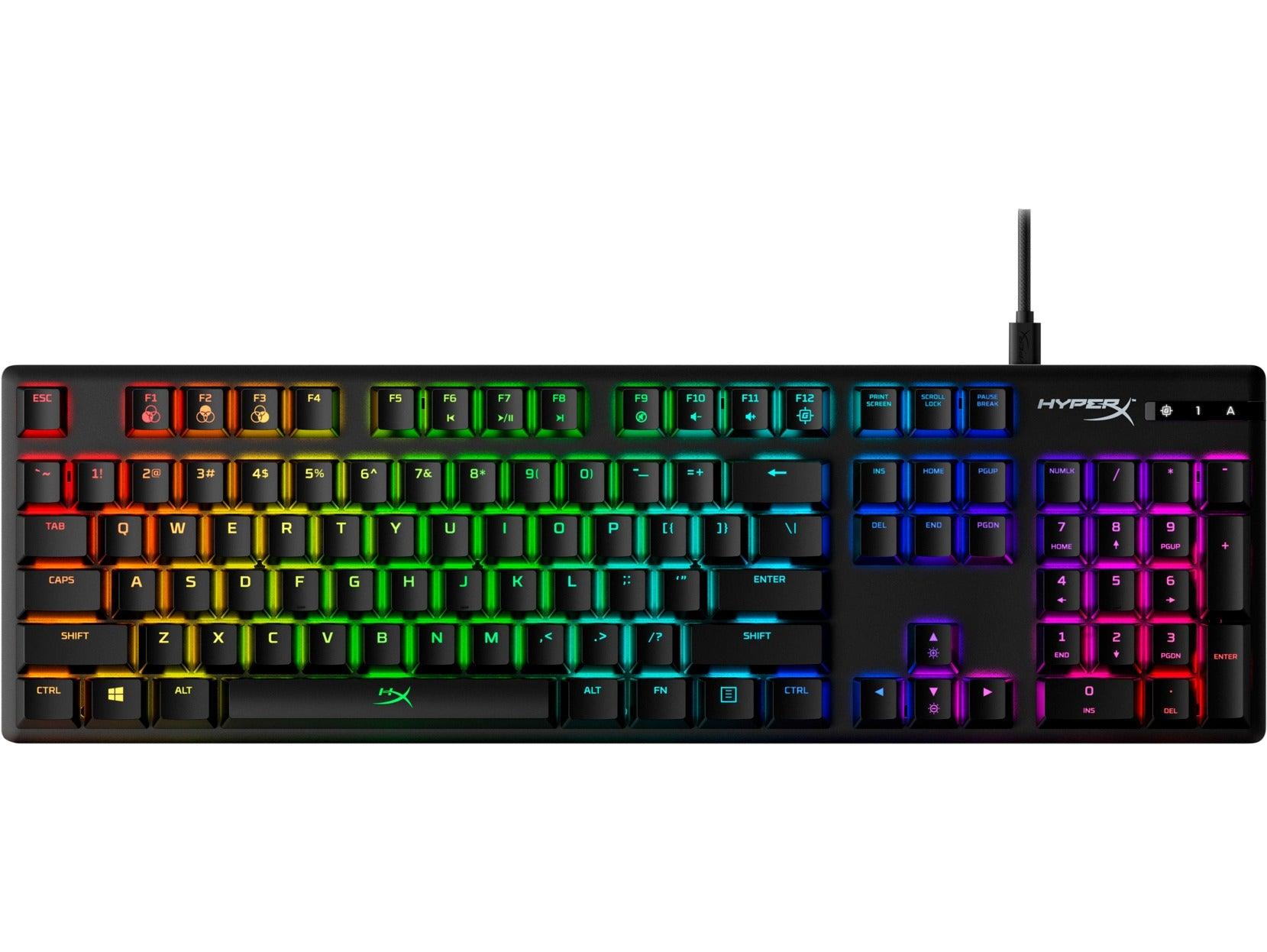 HyperX Alloy Origins RGB Mechanical Gaming Keyboard (Red Linear Switch) For PC/PS5/PS4/XBOX SERIES X/S / XBOX ONE (4P4F6AA#ABA) - DataBlitz