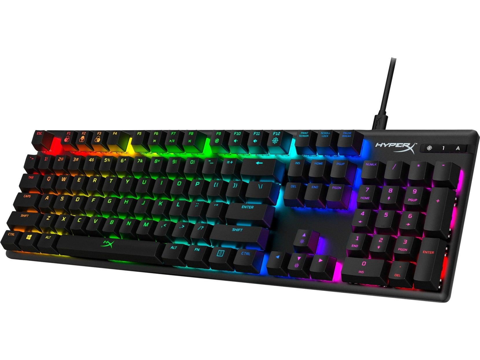 HyperX Alloy Origins RGB Mechanical Gaming Keyboard (Red Linear Switch) For PC/PS5/PS4/XBOX SERIES X/S / XBOX ONE (4P4F6AA#ABA) - DataBlitz