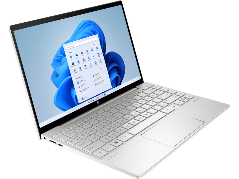 HP Envy 13-BA1522TX Laptop (Natural Silver) | 13.3”  FHD | i7-1165G7  | 16 GB DDR4 | 512 GB SSD | MX450 | Windows 11 Home | MS Office Home & Student 2021 | HP Prelude 15.6” Topload Bag - DataBlitz