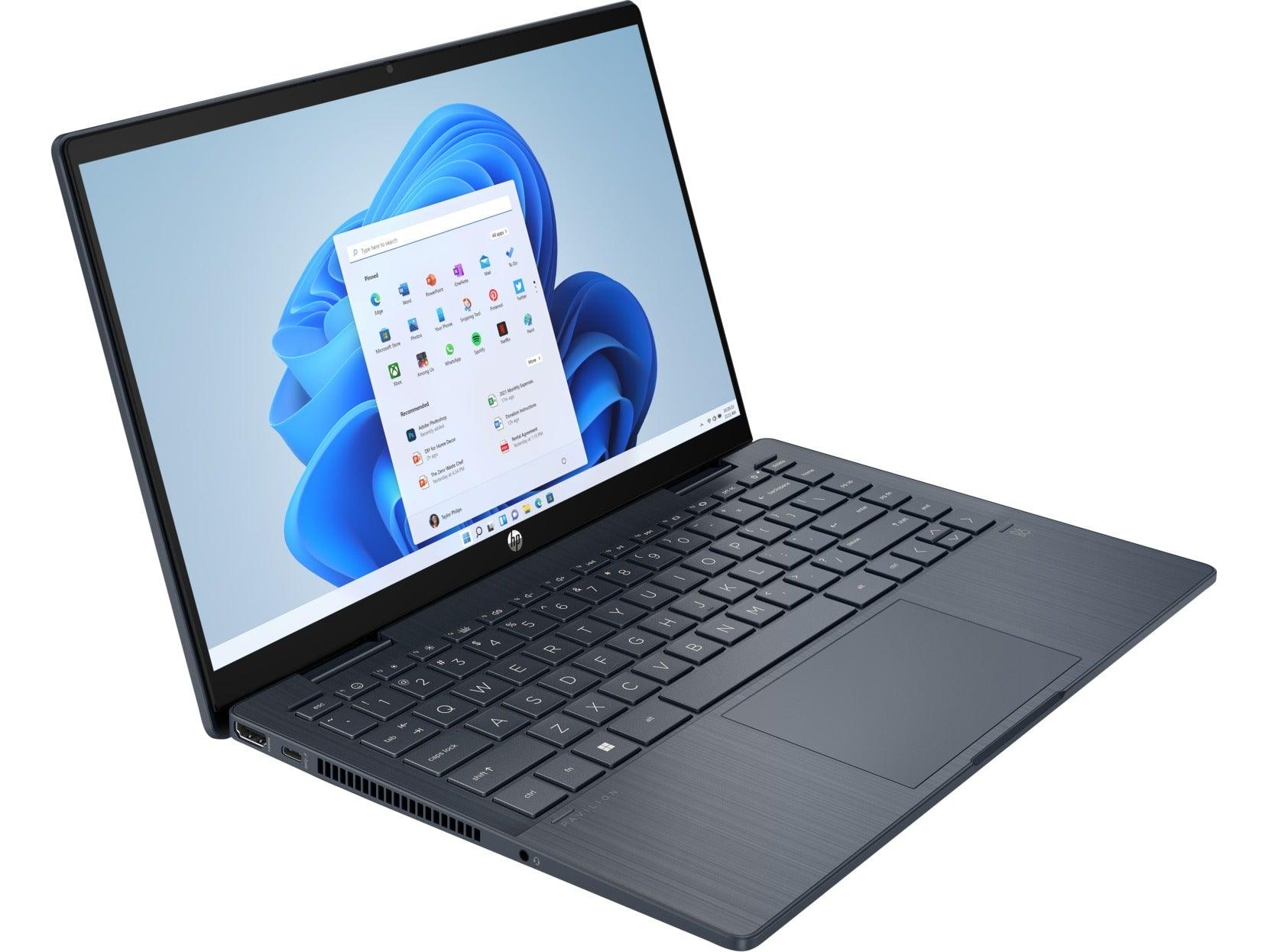 HP Pavilion X360 14-EK0121TU FHD 2-IN-1 Laptop (Space Blue) | 14" FHD | i3-1215U | 8 GB RAM | 512 GB SSD | Intel® UHD Graphics | Windows 11 Home | MS Office H&S 2021 | Stylus Pen | HP Prelude 15.6-Inch Topload Bag - DataBlitz