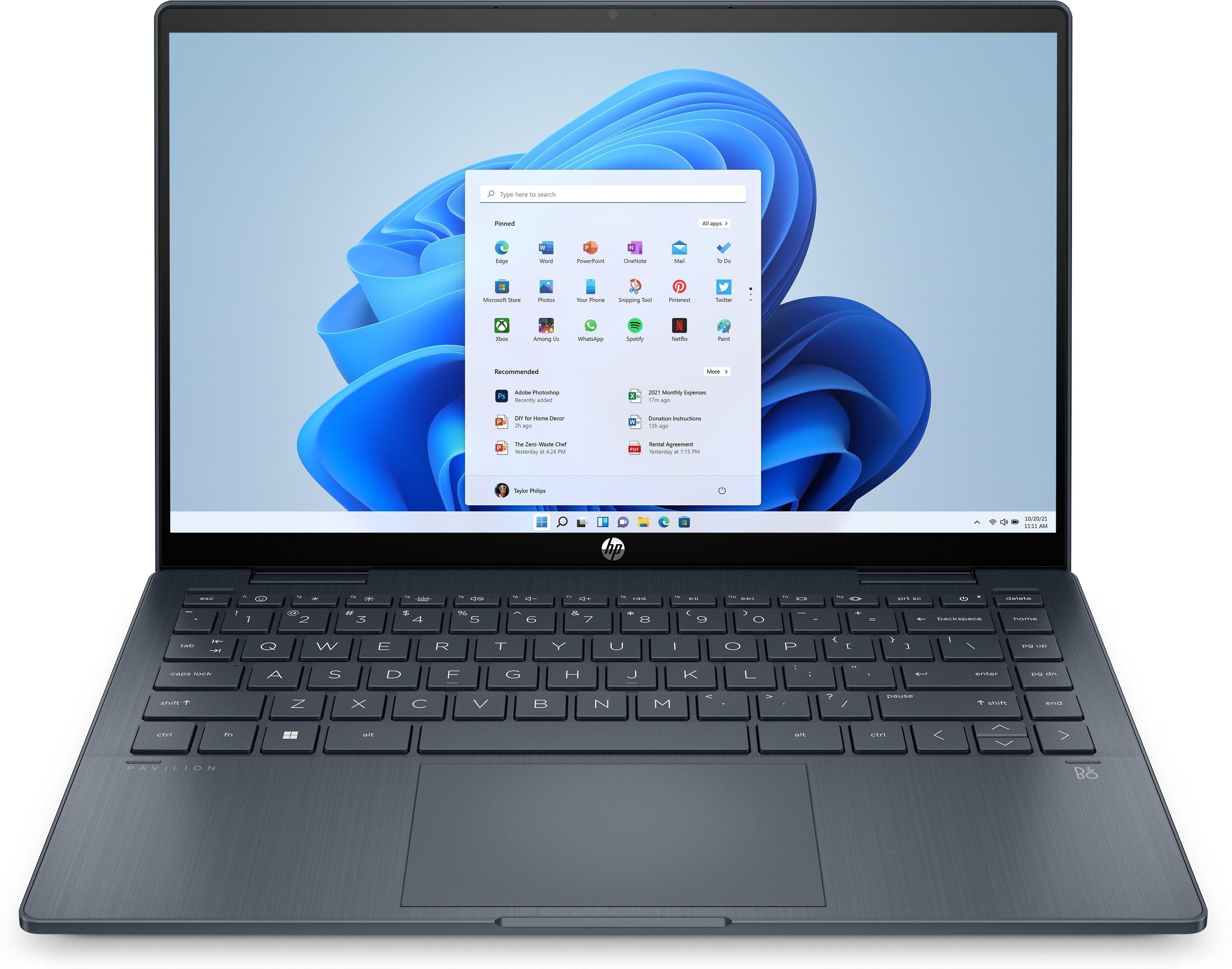HP Pavilion X360 14-EK0122TU 2-In-1 Laptop (Space Blue) | 14" FHD (1920 x 1080) | i5-1235U | 8GB RAM | 512GB SSD | Intel Iris Xe Graphics | Windows 11 Home | MS Office H&S 2021 | Stylus Pen | HP Prelude 15.6-Inch Topload Bag - DataBlitz
