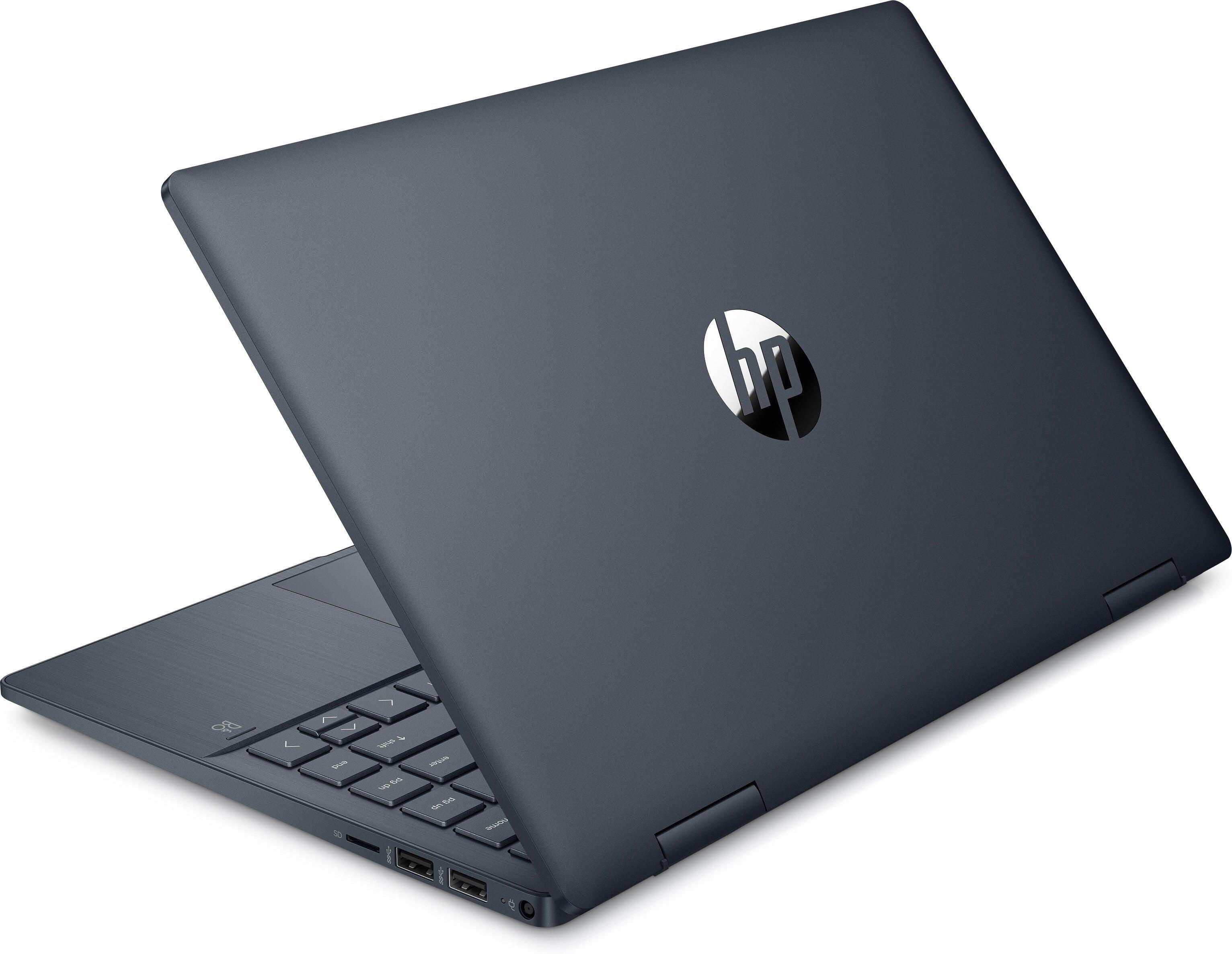 HP Pavilion X360 14-EK0122TU 2-In-1 Laptop (Space Blue) | 14" FHD (1920 x 1080) | i5-1235U | 8GB RAM | 512GB SSD | Intel Iris Xe Graphics | Windows 11 Home | MS Office H&S 2021 | Stylus Pen | HP Prelude 15.6-Inch Topload Bag - DataBlitz