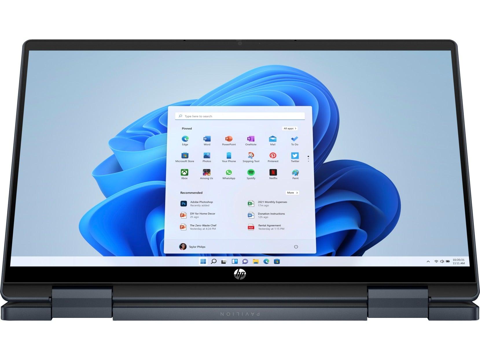 HP Pavilion X360 14-EK0121TU FHD 2-IN-1 Laptop (Space Blue) | 14" FHD | i3-1215U | 8 GB RAM | 512 GB SSD | Intel® UHD Graphics | Windows 11 Home | MS Office H&S 2021 | Stylus Pen | HP Prelude 15.6-Inch Topload Bag - DataBlitz
