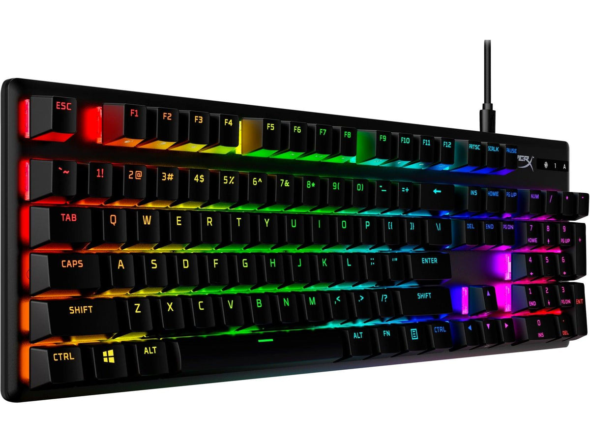 HYPERX Alloy Origins PBT RGB Mechanical Gaming Keyboard (Red Switch Linear) For PC/PS5/PS4/XBOX Series X/S / XBOXONE (639N3AA#ABA) - DataBlitz