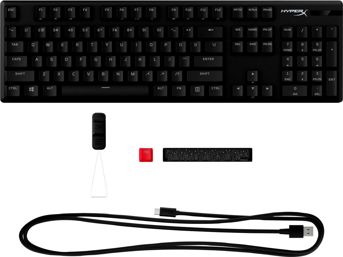 HYPERX Alloy Origins PBT RGB Mechanical Gaming Keyboard (Red Switch Linear) For PC/PS5/PS4/XBOX Series X/S / XBOXONE (639N3AA#ABA) - DataBlitz