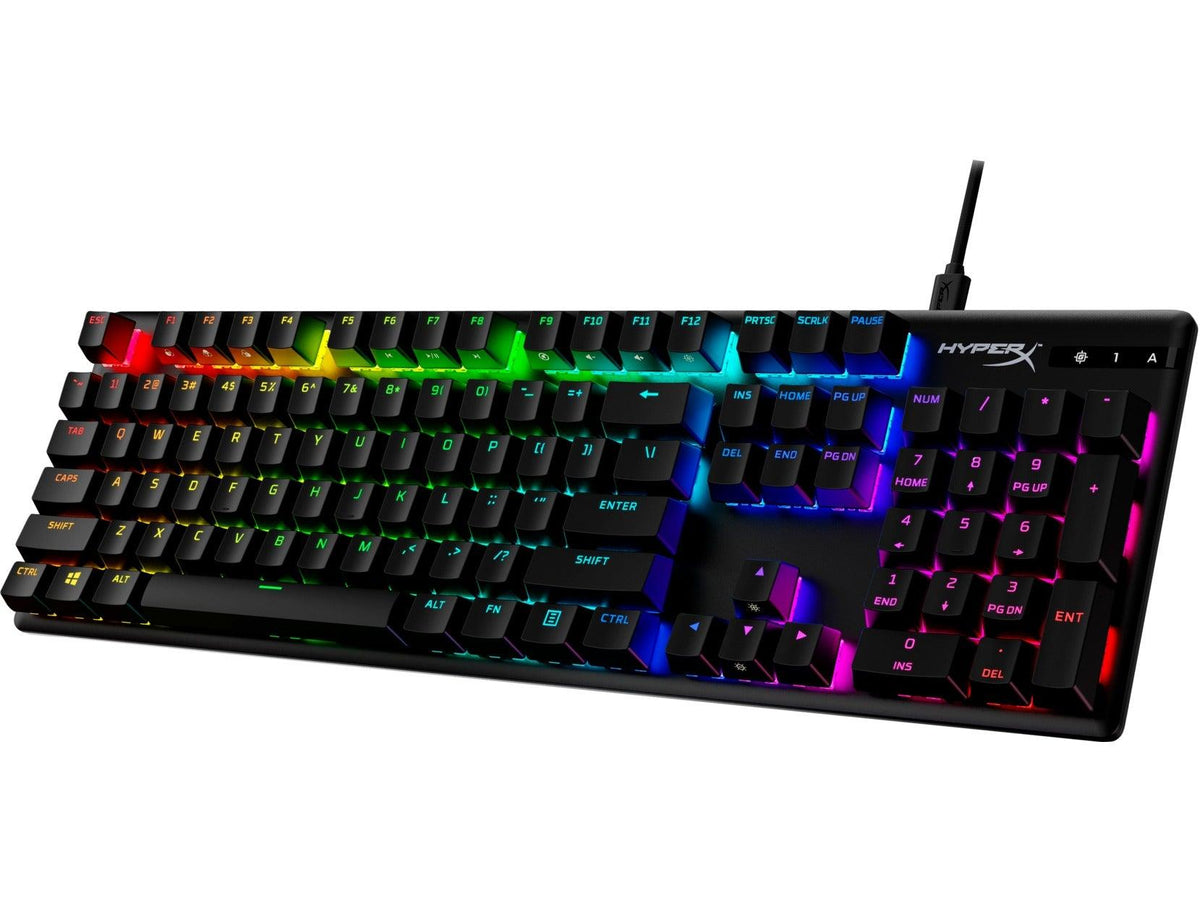 HYPERX Alloy Origins PBT RGB Mechanical Gaming Keyboard (Red Switch Linear) For PC/PS5/PS4/XBOX Series X/S / XBOXONE (639N3AA#ABA) - DataBlitz